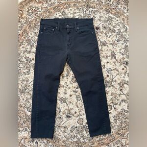 Levi's Black Slim Straight Jeans